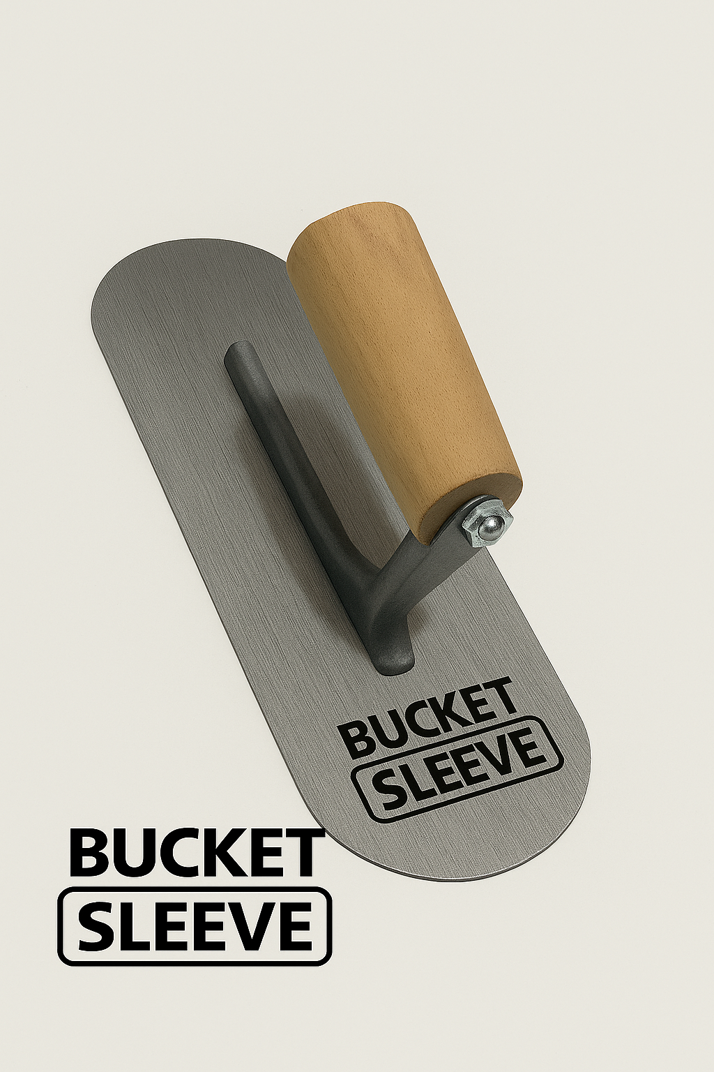 High Carbon Steel Round End Trowel 254mm x 76mm